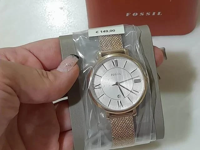 Relógio Fossil Jacqueline Ouro Rosa (NOVO com Caixa e Etiquetas) – photo 2